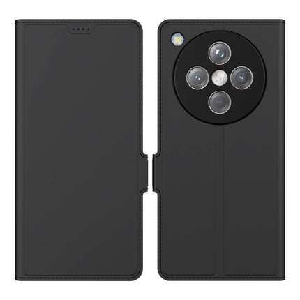 Kapa Noble Slim Magnetic Leather Flip Case Cover for Oppo Find X8 | Card Holder Stand Flip Wallet Case (Black) - Mobizang