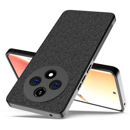 Kapa Soft Full Fabric Protective Back Case Cover for Oppo F27 Pro / Oppo F27 Pro Plus | Shockproof Slim Hard Anti Slip Back Case (Black) - Mobizang