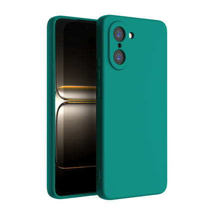 Kapa Matte Protective Lens Flexible Back Cover for OnePlus Nord CE 5 | Slim Silicone with Soft Lining Shockproof Full Body Bumper Case (Green)