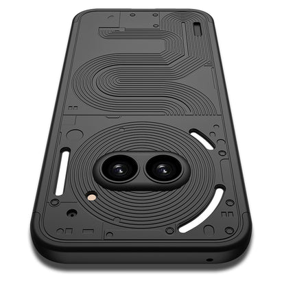 Kapa Double Dip Full 360 Protection Back Case Cover for Nothing Phone 2A (Black) - Mobizang