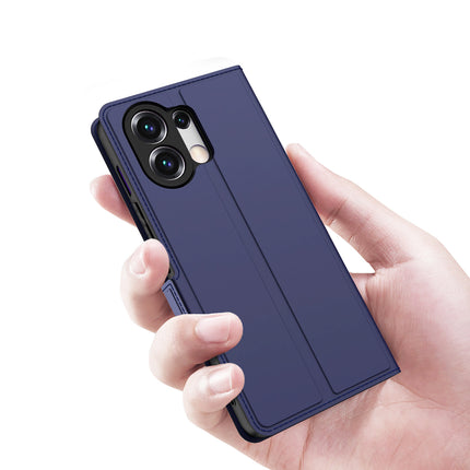 Kapa Noble Slim Magnetic Leather Flip Case Cover for Oppo K13 Turbo / K13 Turbo Pro | Card Holder Stand Flip Wallet Case (Blue)
