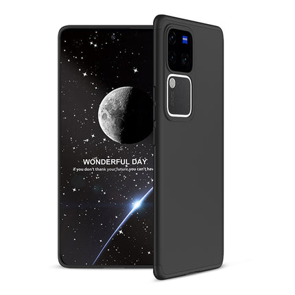 Kapa Double Dip Full 360 Protection Back Case Cover for Vivo V30 (5G) / Vivo 30 Pro (5G) (Black) - Mobizang