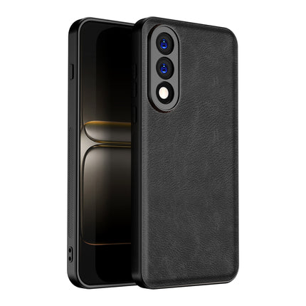 Kapa Tux Leather Back Cover for OnePlus Nord 5 | Slim Shockproof Camera Protection Bumper Case (Black)