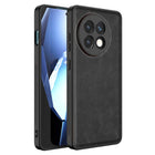 Kapa Tux Leather Back Cover for OnePlus 13R | Slim Shockproof Camera Protection Bumper Case (Black)