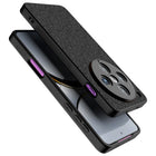 Kapa Soft Full Fabric Protective Back Case Cover for Oppo Find X8 Pro | Shockproof Slim Hard Anti Slip Back Case (Black) - Mobizang