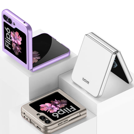 Kapa Ultra Thin Back Case for Samsung Galaxy Flip6 / Z Flip 6 | Full Body Protection Hard Back Cover (Titanium)