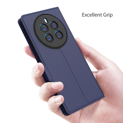 Kapa Noble Slim Magnetic Leather Flip Case Cover for Realme 12 Pro / 12 Pro Plus | Card Holder Stand Flip Wallet Case (Blue) - Mobizang