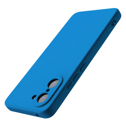 Kapa Matte Protective Lens Flexible Back Cover for OnePlus Nord CE 5 | Slim Silicone with Soft Lining Shockproof Full Body Bumper Case (Blue)