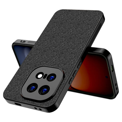 Kapa Soft Full Fabric Protective Back Case Cover for IQOO 15 5G | Shockproof Slim Hard Anti Slip Back Case (Black)