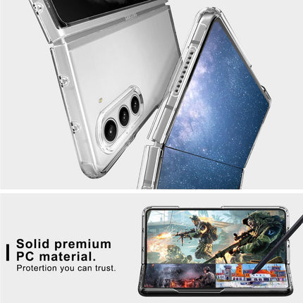 Kapa Shockproof Protective Band Back Cover for Z Fold 6 | Wrist Strap Case Full Body Case (Clear)