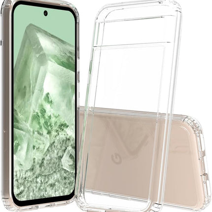Kapa Shield Frosted Acrylic Back Shock Proof Case Cover for Google Pixel 8A (Black)