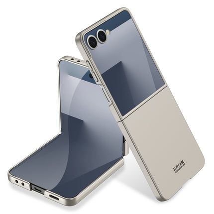 Kapa Ultra Thin Back Case for Samsung Galaxy Flip7 / Z Flip 7 | Full Body Protection Hard Back Cover (Titanium)