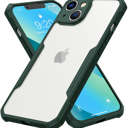 Beetle for Apple iPhone 13 Back Case, [Military Grade Protection] Shock Proof Slim Hybrid Bumper Cover (Green)