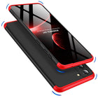 Double Dip Full 360 Protection Back Case Cover for Samsung Galaxy S21 FE (Red,Black) - Mobizang
