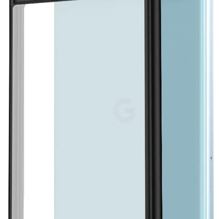 Kapa Shield Frosted Acrylic Back Shock Proof Case Cover for Google Pixel 7A (Black) - Mobizang