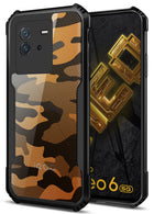 Kapa Beetle Camouflage for IQOO Neo 6 (5G) Back Case, [Military Grade Protection] Shock Proof Slim Hybrid Bumper Cover (Black)