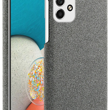 Kapa Woven Soft Fabric Case for Samsung Galaxy A73 (5G) Back Cover,  Shock Protection Slim Hard Anti Slip Back Cover (Grey)