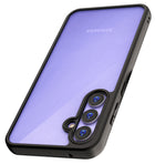 Kapa Hawkeye Clear Back Cover for Samsung Galaxy S23 FE | Camera Lens Protector Shockproof Slim Clear Case Cover (Black Sides)