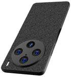 Kapa Soft Full Fabric Protective Back Case Cover for Vivo X100 Pro | Shockproof Slim Hard Anti Slip Back Case (Black)