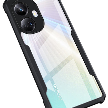 Kapa Beetle for Realme 10 Pro Plus Back Case | [Military Grade Protection] Shock Proof Slim Hybrid Bumper Cover (Black)