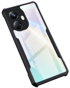 Kapa Beetle for Realme 10 Pro Plus Back Case | [Military Grade Protection] Shock Proof Slim Hybrid Bumper Cover (Black)