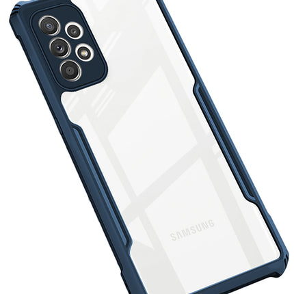 Beetle for Samsung Galaxy A53 (5G)  Back Case, [Military Grade] Shockproof Slim Hybrid Cover (Blue)
