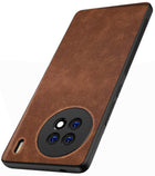 Kapa Tux Back Case for Vivo X90 (5G) | Slim Leather Shockproof Camera Protection Back Cover (Brown)
