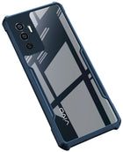 Beetle for Vivo V23E Back Case, [Military Grade Protection] Shock Proof Slim Hybrid Bumper Cover (Blue)