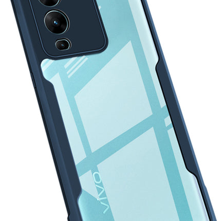 Kapa Beetle for Vivo V25 Pro (5G) Back Case, [Military Grade Protection] Shock Proof Cover (Blue) - Mobizang