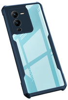 Kapa Beetle for Vivo V25 Pro (5G) Back Case, [Military Grade Protection] Shock Proof Cover (Blue) - Mobizang