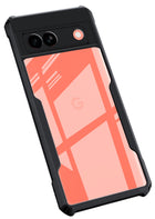 Kapa Beetle for Google Pixel 7A Back Case | [Military Grade Protection] Shock Proof Slim Hybrid Bumper Cover (Black)