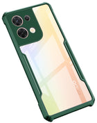 Kapa Beetle for Oppo Reno 8 Pro (5G) Back Case, [Military Grade] Shockproof Slim Hybrid Clear Back Cover (Green)