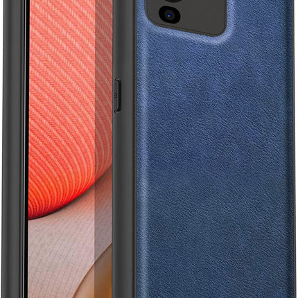 Kapa Tux Back Case for Vivo V25 Pro ,Slim Leather Case with Shockproof Back Cover (Blue)