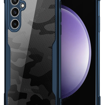 Kapa Beetle Camouflage Back Cover for Samsung Galaxy A25 (5G) | [Military Grade Protection] Shock Proof Slim Hybrid Bumper Case (Blue)