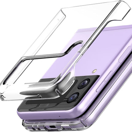Phantom Ultra Thin Back Case for Samsung Galaxy Z Flip 3 , Full Body Protection Hard Back Cover , Clear