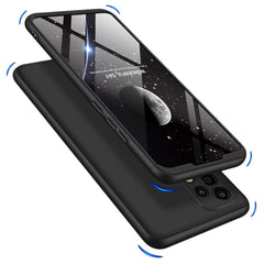 Double Dip Full 360 Protection Back Case Cover for Samsung Galaxy A52 (Black) - Mobizang