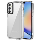 Kapa Warrior Acrylic Clear Back Cover For Samsung Galaxy A34 (5G) | Slim Shockproof [Military Grade Protection] Hybrid Bumper Case (Transparent Sides) - Mobizang