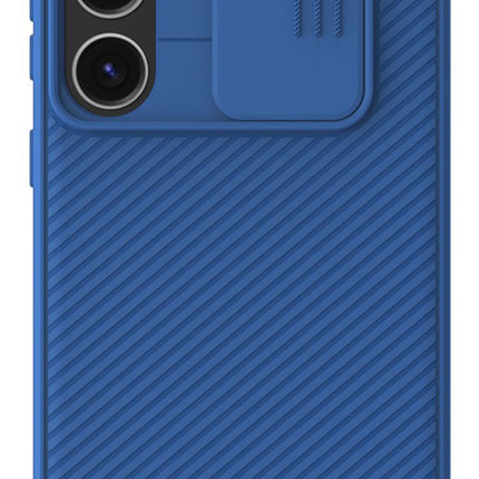 Kapa Camshield Back Cover for Samsung Galaxy S24 PLUS | Inbuilt Slider Shockproof Lens Protection Case (Blue)