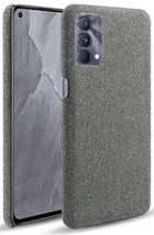 Woven Soft Fabric Case for Realme GT Master Back Cover, Shock Protection Slim Hard Anti Slip Back Cover (Grey)