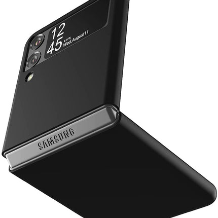 Ultra Thin Back Case for Samsung Galaxy Z Flip3 , Full Body Protection Hard Back Cover , Black