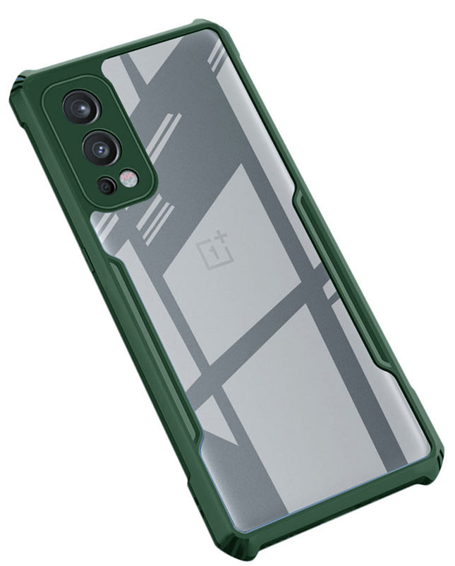 Beetle for OnePlus Nord 2 (5G) / One Plus Nord 2 (5G) Back Case, [Military Grade Protection] Shock Proof Slim Hybrid Bumper Cover (Green)