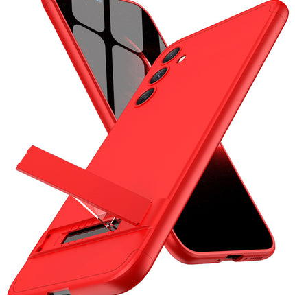 Kapa Double Dip Full 360 Protection Back Case Cover for Samsung Galaxy A34 (Red) - Mobizang