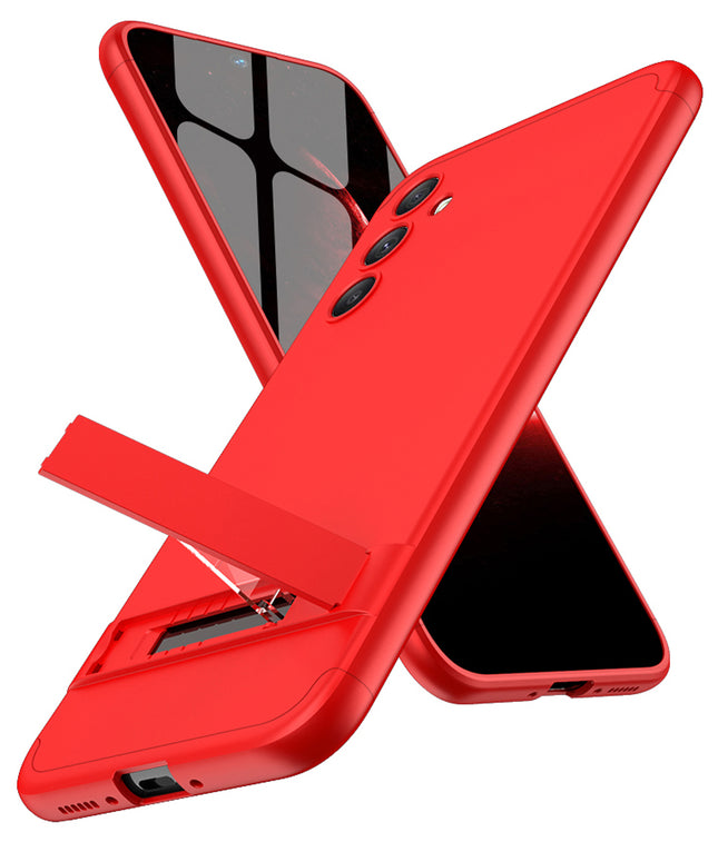 Kapa Double Dip Full 360 Protection Back Case Cover for Samsung Galaxy A34 (Red) - Mobizang