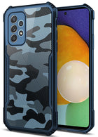 Beetle Camouflage for Samsung Galaxy A73 (5G) Back Case, [Military Grade Protection] Shock Proof Slim Hybrid Bumper Back Cover , Blue