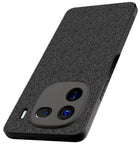 Kapa Soft Full Fabric Protective Back Case Cover for Iqoo 12 (5G) | Shockproof Slim Hard Anti Slip Back Case (Black) - Mobizang