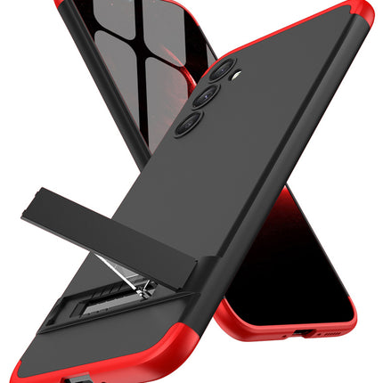 Kapa Double Dip Full 360 Protection Back Case Cover for Samsung Galaxy A34 (Red / Black) - Mobizang