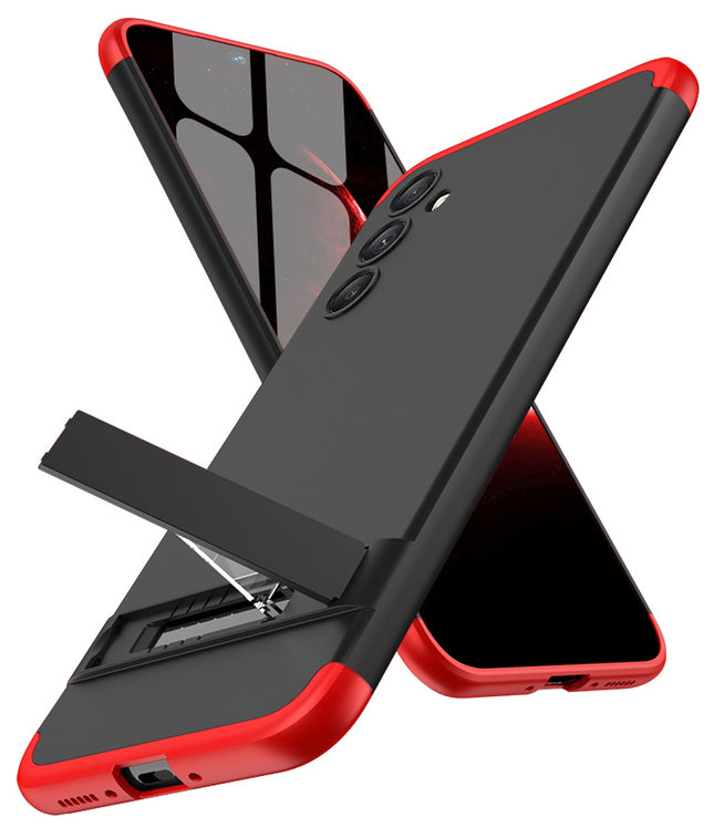 Kapa Double Dip Full 360 Protection Back Case Cover for Samsung Galaxy A34 (Red / Black) - Mobizang
