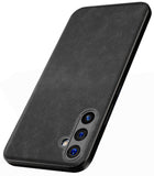 Kapa Tux Back Case for Samsung Galaxy A54 (5G) | Slim Leather Shockproof Camera Protection Back Cover (Black)