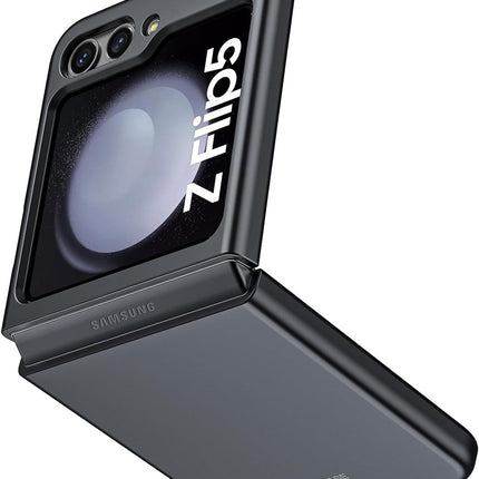 Kapa Ultra Thin Back Case for Samsung Galaxy Z Flip 5 | Full Body Protection Hard Back Cover , Black - Mobizang