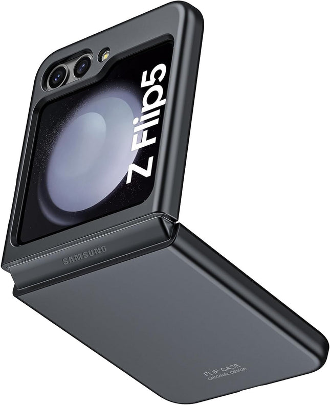 Kapa Ultra Thin Back Case for Samsung Galaxy Z Flip 5 | Full Body Protection Hard Back Cover , Black - Mobizang